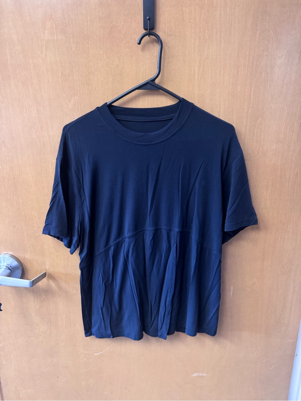 lululemon athletica Black Short Sleeve Crewneck Tee